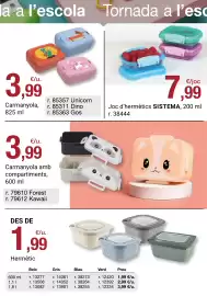Folleto BonpreuEsclat Página 26: Carmanyola €3,99, Swigo carmanyola amb compartiments €3,99