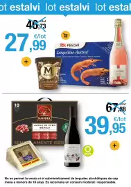 Folleto BonpreuEsclat Página 28: Navidul jamón de cebo ibérico €39,95, Pescar langostino austral €27,99