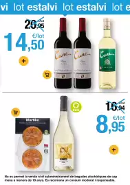 Folleto BonpreuEsclat Página 29: Martiko tartar de salmón ahumado €8,95, Cune Rioja Crianza €14,50