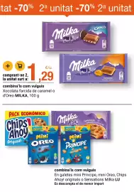 Folleto BonpreuEsclat Página 39: Milka xocolata farcida €1,29