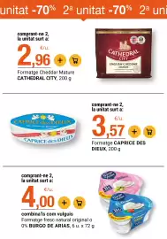 Folleto BonpreuEsclat Página 46: Burgodearias formatge fresc natural original o 0% burgodearias €4,00