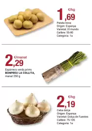 Folleto BonpreuEsclat Página 89: Patata nova €1,69, La Collita espàrrecs verds prims €2,29
