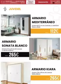 Catálogo Atrapamuebles Página 2: Armario Kiara €265,00, Armario Sonata Blanco €265,00