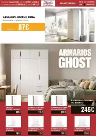 Catálogo Atrapamuebles Página 3: 3 puertas 2 cajones 120 blanco €179,00, 2 puertas 80 blanco €107,00