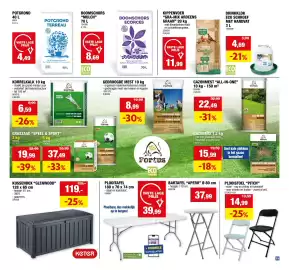 Hubo folder Pagina 16: Kippenvoer gra-mix ardeens graan €11,99, Kussenbox Glenwood €119,00