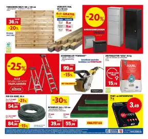 Hubo folder Pagina 17: Schuurroller Powx0497 €99,99, Zouttabletten axal €15,79
