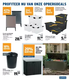 GAMMA folder Pagina 25: Iris opbergbox luchtdicht €35,97, Curver prullenbak Verto High €28,99