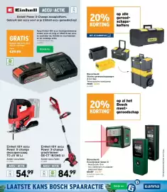 GAMMA folder Pagina 32: Einhell 18v accu power x-change grastrimmer ge-ct 18/260 li €84,99