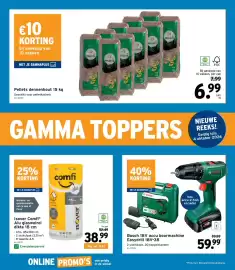GAMMA folder Pagina 4: Bosch 18v accu boormachine easydrill 18v-38 €59,99, Isover Comfi Alu glaswolrol €38,99