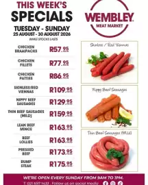 The Wembley Meat Market catalogue week 35 Page 1
