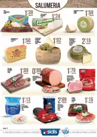 Volantino Sidis mini Pagina 2: Formaggio Piemonte Valgrana €1,02, Emmentaler svizzero €1,50