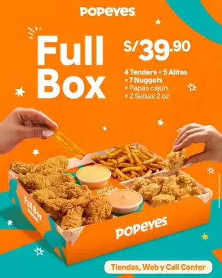 Catálogo Popeyes (válido hasta 14-09)