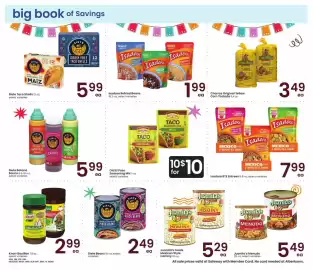Safeway weekly ad Page 16: Siete Botana Sauce €5,99, Juanita's Foods Mexican Style Hominy €5,80