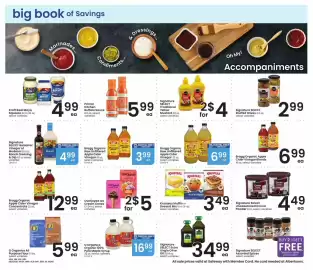 Safeway weekly ad Page 6: Bragg organic apple cider vinegar €6,99, O Organics All Purpose Flour €5,99
