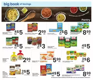 Safeway weekly ad Page 8: S&W Beans €3,00, Bush's Baked or Grillin' Beans €2,99