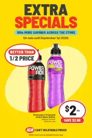 Supa Valu catalogue week 35 Page 4: Powerade or Powerade Active Water 600mL €2,00