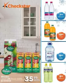 Check Star catalogue Page 6: Denova Still Water €19,99, AQuelle Flavoured Water €7,99