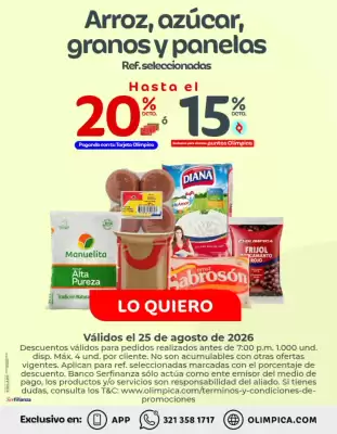 Olímpica (válido hasta 25-08)