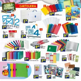 Volantino Risparmio Casa Pagina 12: Quaderno assortiti €1,99, Copri libro polipropilene €0,77