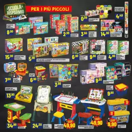 Volantino Risparmio Casa Pagina 16: Carotina leggo scrivo e gioco assortito €4,90, Set formine assortite €3,99
