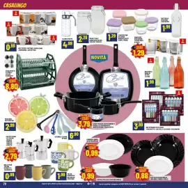 Volantino Risparmio Casa Pagina 20: Tazzine Mokaccino Espresso Cafettino €0,99, Bottiglia iride in vetro €1,99