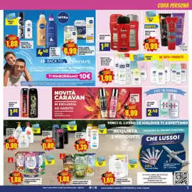 Volantino Risparmio Casa Pagina 3: Intesa bagno doccia shampoo €1,99, Sense of Spa doccia €0,99