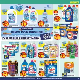 Volantino Risparmio Casa Pagina 5: Napisan additivo liquido €5,49, Coccolino ammorbidente concentrato €2,88