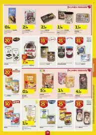 Folheto Auchan semana 35 Página 23: Manteiga de amendoim calvé, Numa Seleção de Chocolates Lacasa