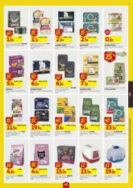 Folheto Auchan semana 35 Página 45: Comida húmida p/ gato encore €6,69, Ração p/ Gato FRISKIES €8,99