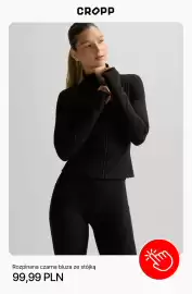 Cropp gazetka tydzień 35 Strona 6: Rozpinana czarna bluza ze stójką Cropp €99,99