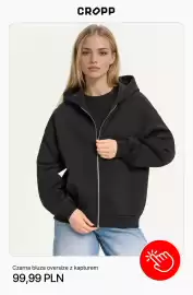 Cropp gazetka tydzień 35 Strona 9: Czarna bluza oversize z kapturem Cropp €99,99
