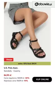 Eobuwie gazetka tydzień 35 Strona 4: Sandały U.S. Polo Assn. czarne €84,99