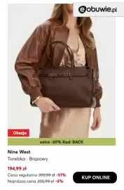 Eobuwie gazetka tydzień 35 Strona 9: Torebka Nine West brązowa €194,99