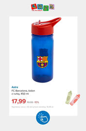 Smyk gazetka tydzień 35 Strona 12: Bidon z rurką Astra FC Barcelona €17,99