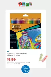 Smyk gazetka tydzień 35 Strona 10: Kredki ołówkowe trójkątne Bic Intensity Up 24 kolory €19,99