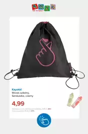 Smyk gazetka tydzień 35 Strona 7: Worek szkolny Kayokki Serduszko czarny €4,99