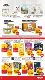Catalog Penny săptămâna 35 Pagină 5: Whiskas hrană uscată pisici junior €5,99, Friskies hrană umedă pentru pisici pui €1,49