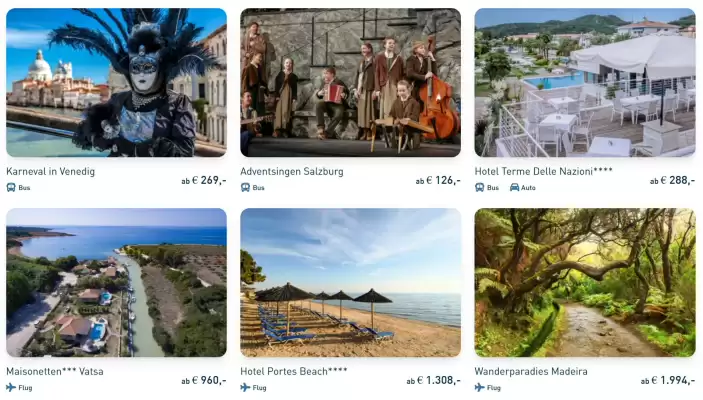 Idealtours (gültig bis 31-08)