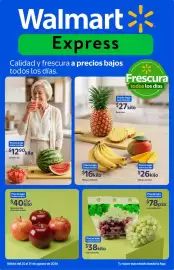 Catálogo Walmart Express semana 35 Página 1: Uva red globo €38,00, Manzana Red Delicious o Gala €40,00