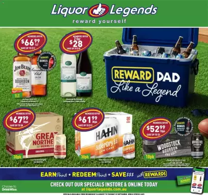 Liquor Legends catalogue (valid until 22-09)