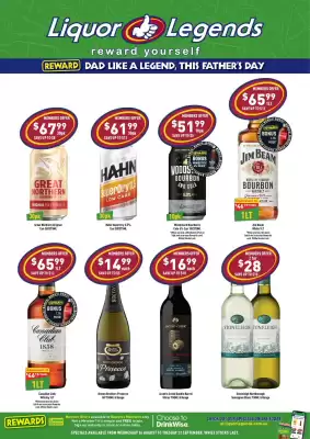 Liquor Legends catalogue (valid until 22-09)
