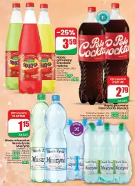 Dino gazetka tydzień 35 Strona 2: Napój gazowany Polo Cockta Zbyszko €2,79, Woda mineralna Skarb Życia Muszyna €1,15