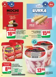Dino gazetka tydzień 35 Strona 34: Lody sorbet truskawkowy Oranżada Hellena €8,99