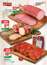 Dino gazetka tydzień 35 Strona 37: Salami Rogal Agro Rydzyna €32,99, Karkówka bez kości grill Agro Rydzyna €19,99