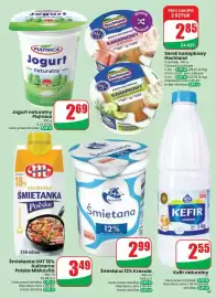 Dino gazetka tydzień 35 Strona 43: Kefir naturalny OSM Łowicz €2,55, Jogurt naturalny Piątnica €2,69