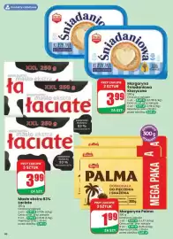 Dino gazetka tydzień 35 Strona 46: Margaryna Palma Bielmar €1,99, Masło ekstra Łaciate 83% €3,99