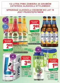 Dino gazetka tydzień 35 Strona 53: Napój piwny Somersby Blackberry €2,89, Piwo bezalkoholowe Okocim mango marakuja €2,89