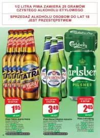 Dino gazetka tydzień 35 Strona 54: Piwo Tatra €1,95, Piwo Peroni Nastro Azzurro €3,49