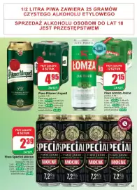 Dino gazetka tydzień 35 Strona 55: Piwo Pilsner Urquell €4,95, Piwo Special Mocne €2,39