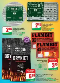 Dino gazetka tydzień 35 Strona 67: Podpałka biała Flambit €3,75, Brykiet z węgla drzewnego Grill & Chill €6,99